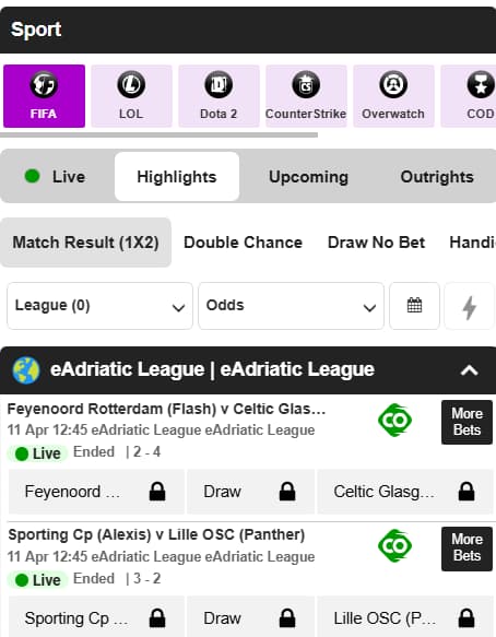 Betway eSports