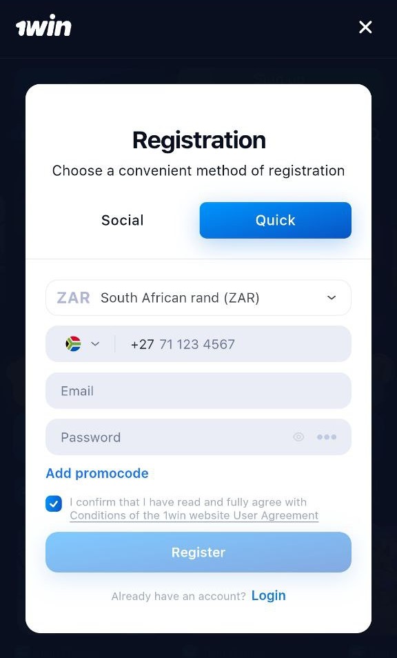 Registration process