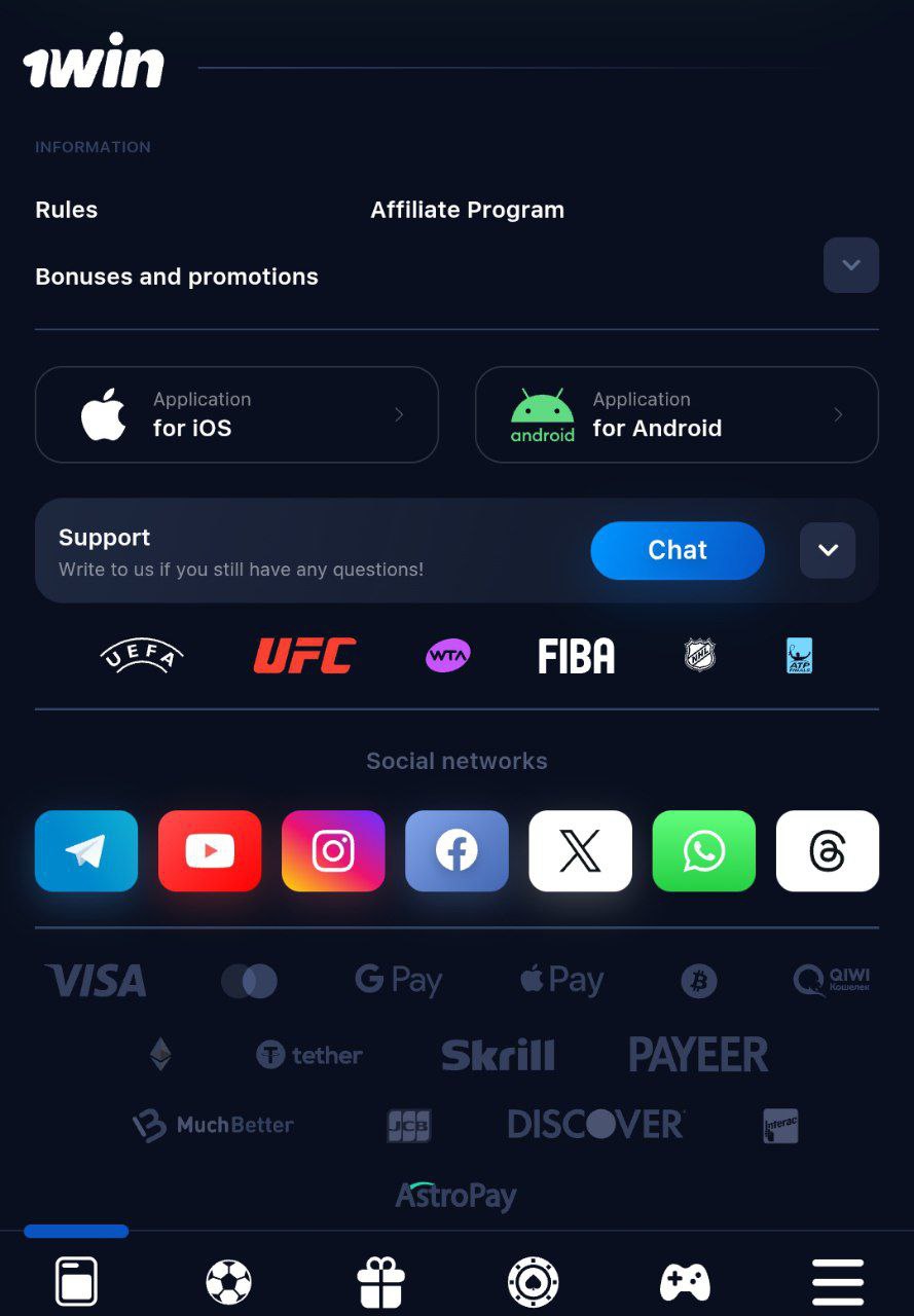 1win App Download (APK) for Android & iOS in Uganda 2026