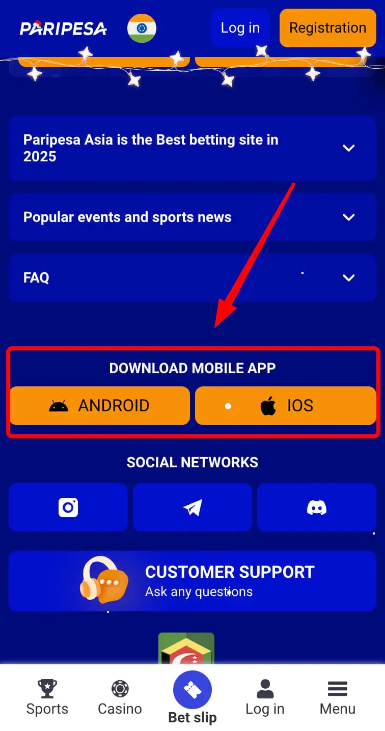 Paripesa App