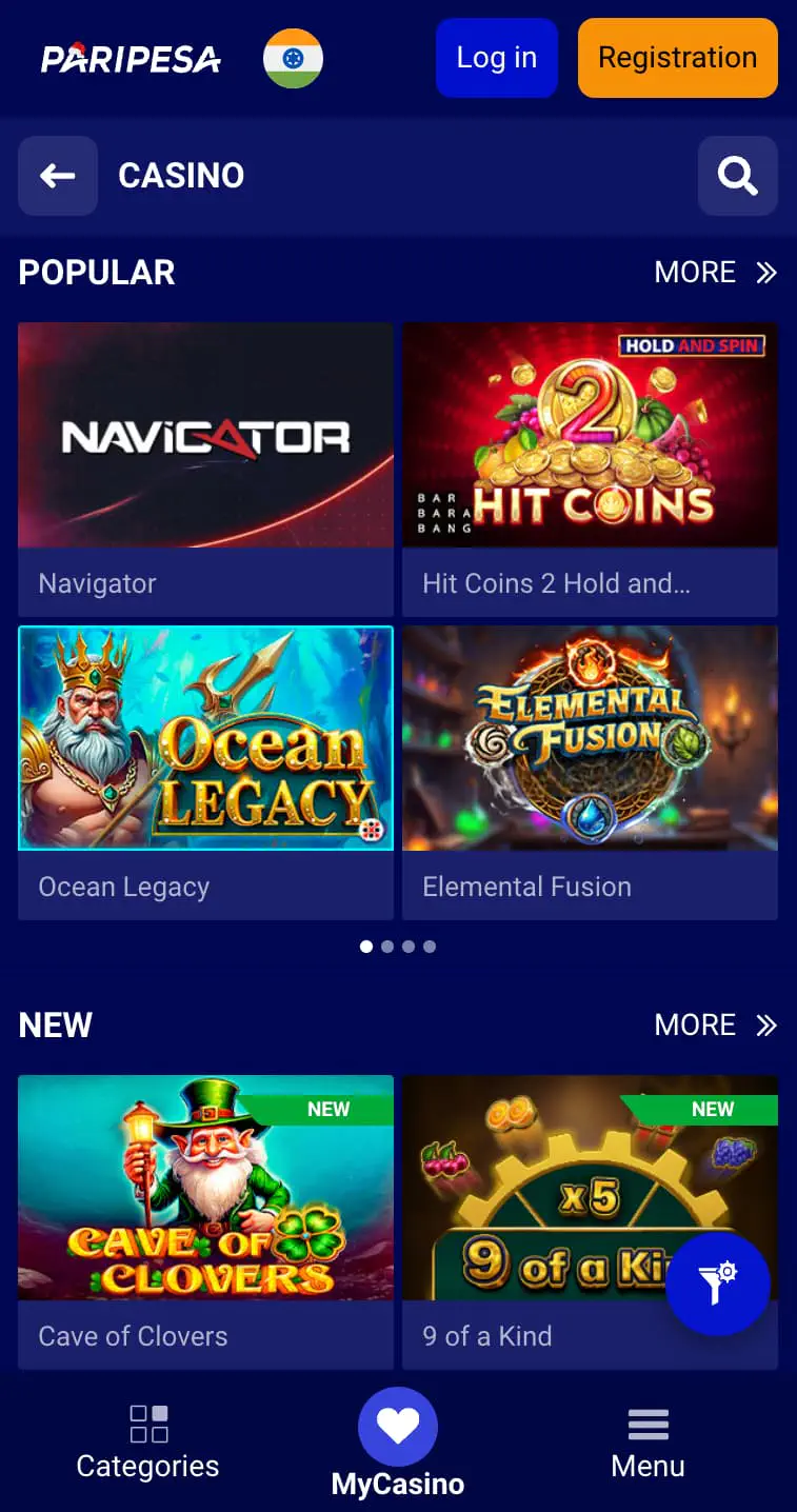Paripesa casino