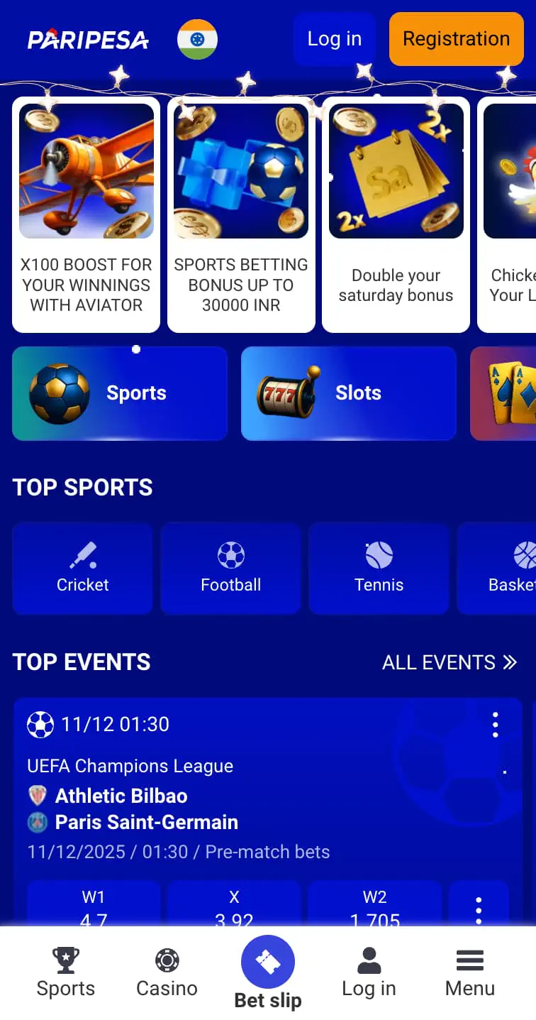 Features of the PariPesa app