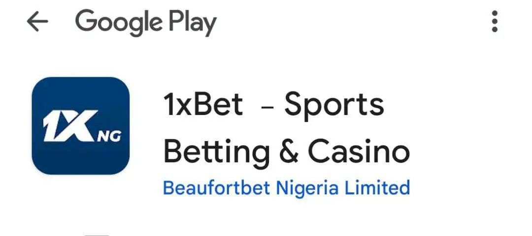 1xbet in Google Play Storу