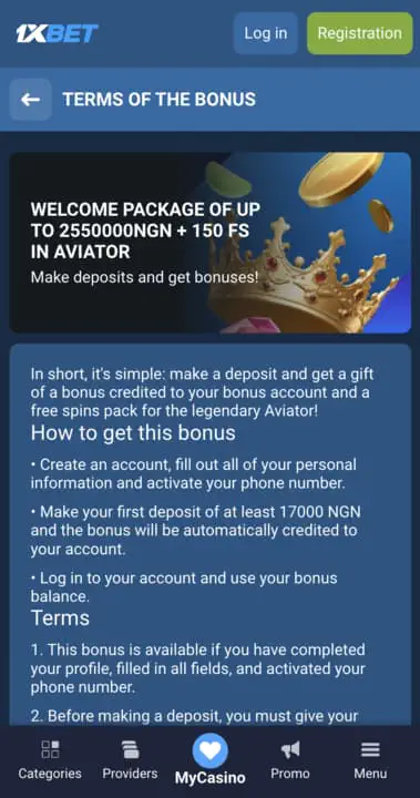 1xbet promo code casino