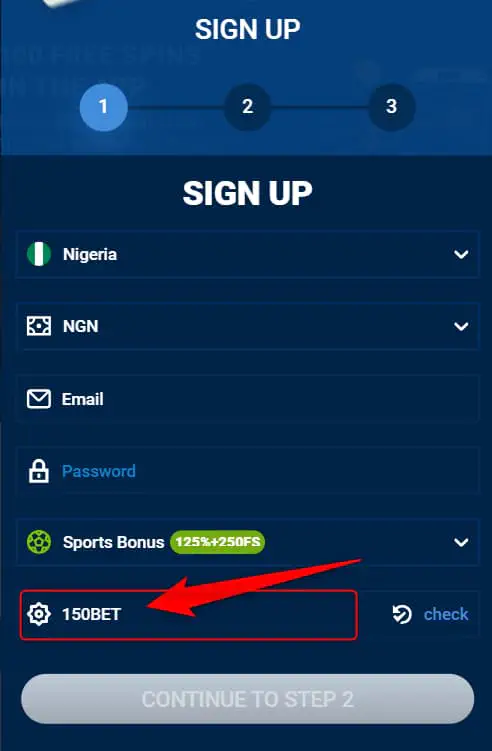 How to activate a promo code