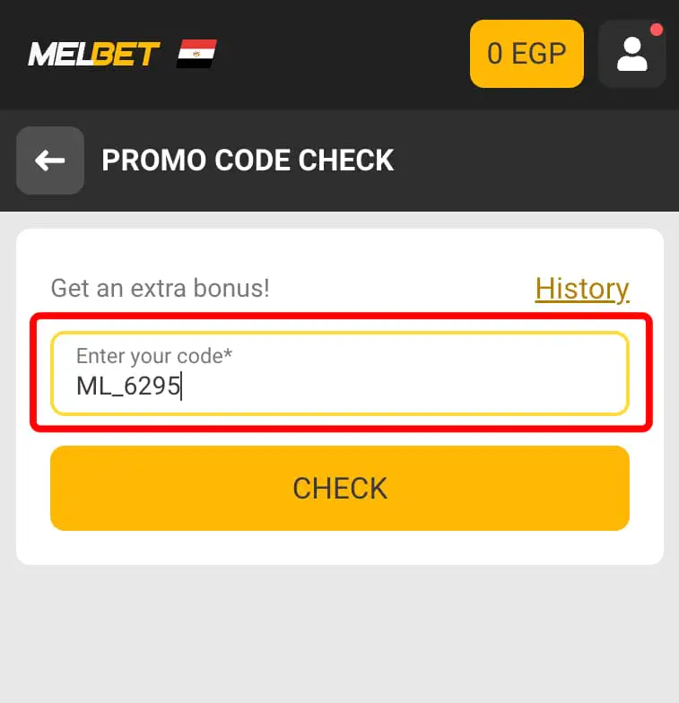 How to use the Melbet promo code after registration