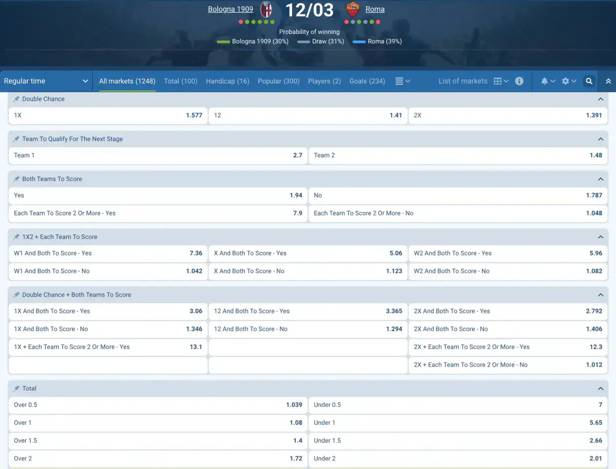 Probability in Betting