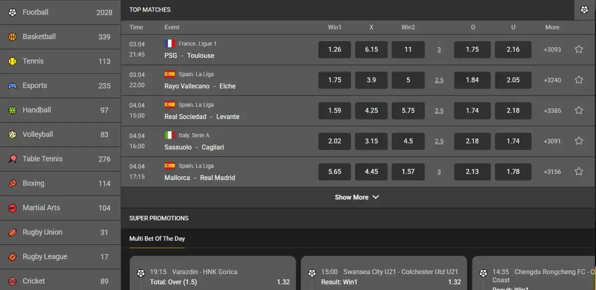 Popular sports games for cash out