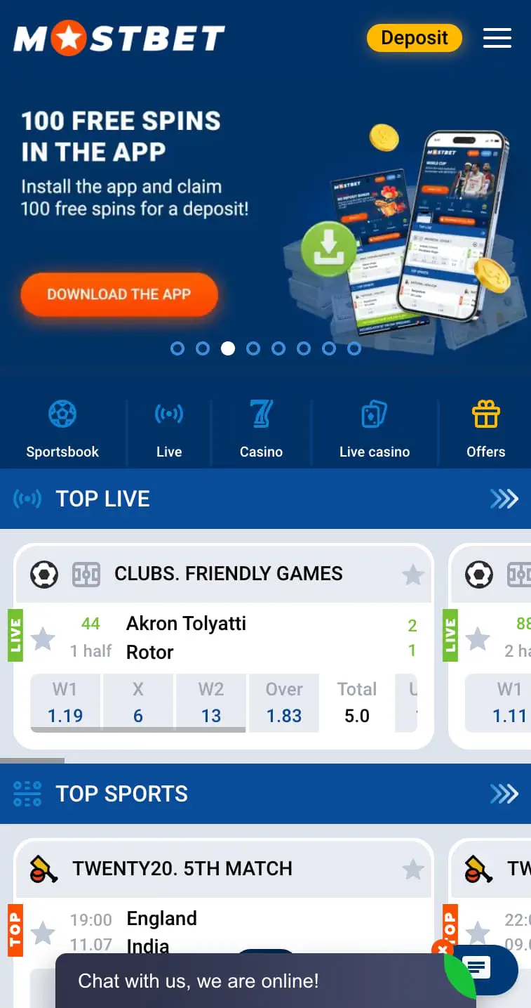Mostbet App
