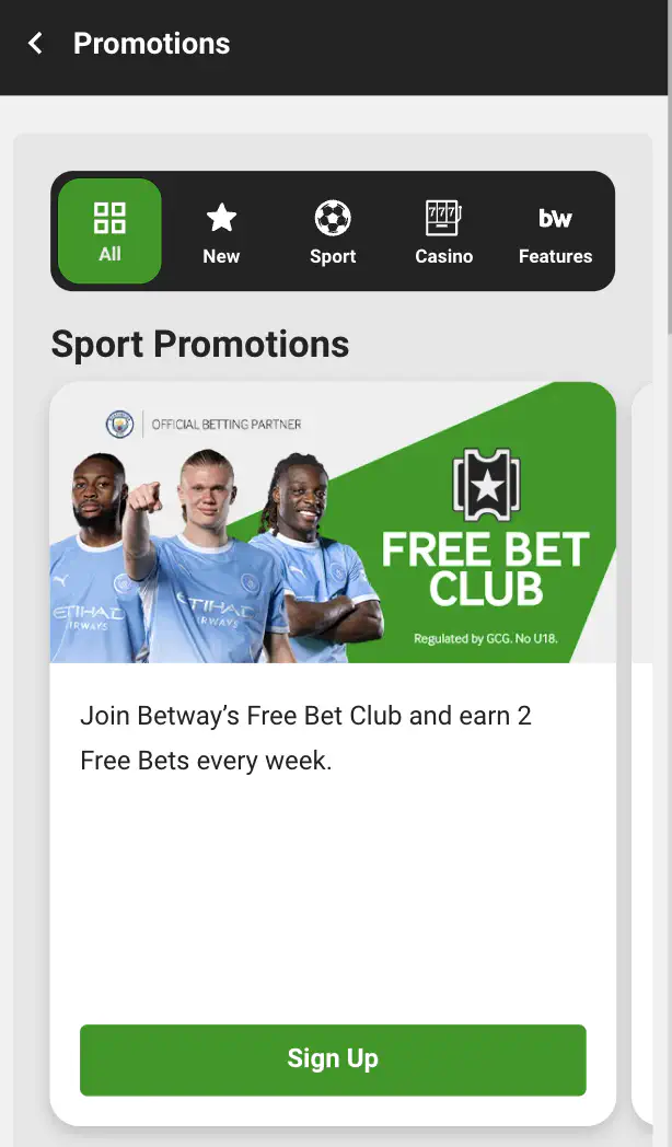 Betway promotions
