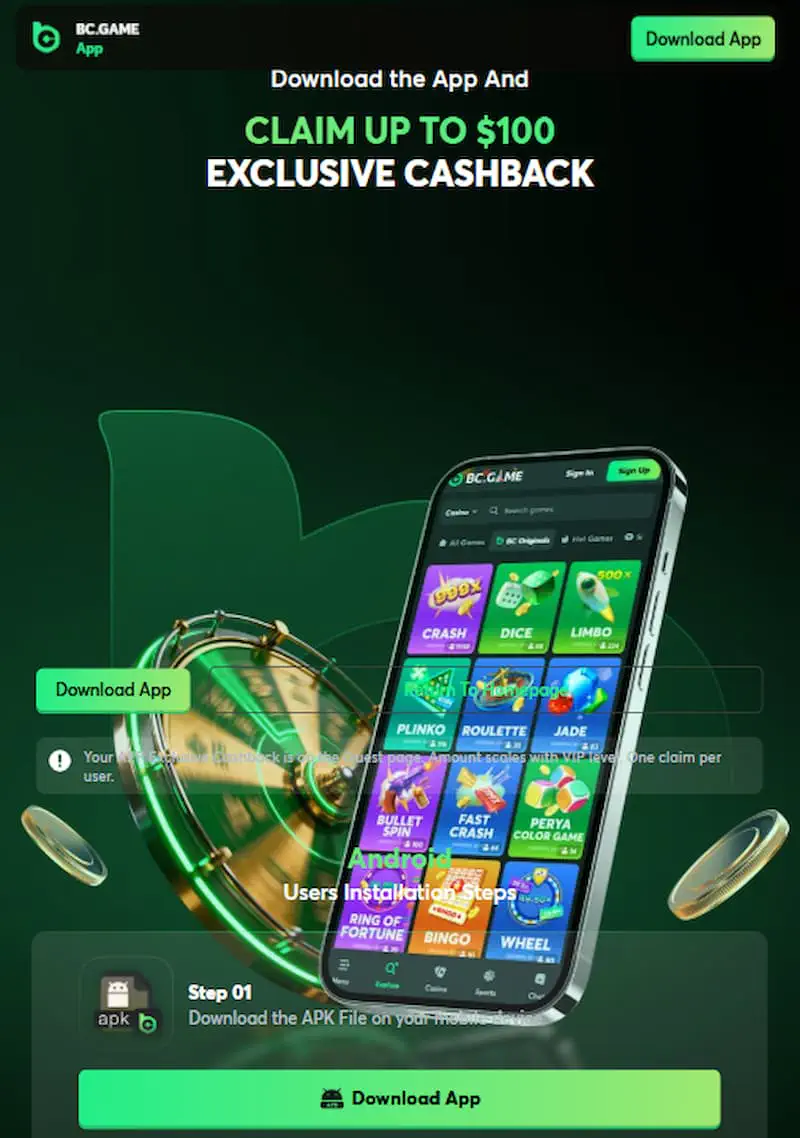 BC Game for Android