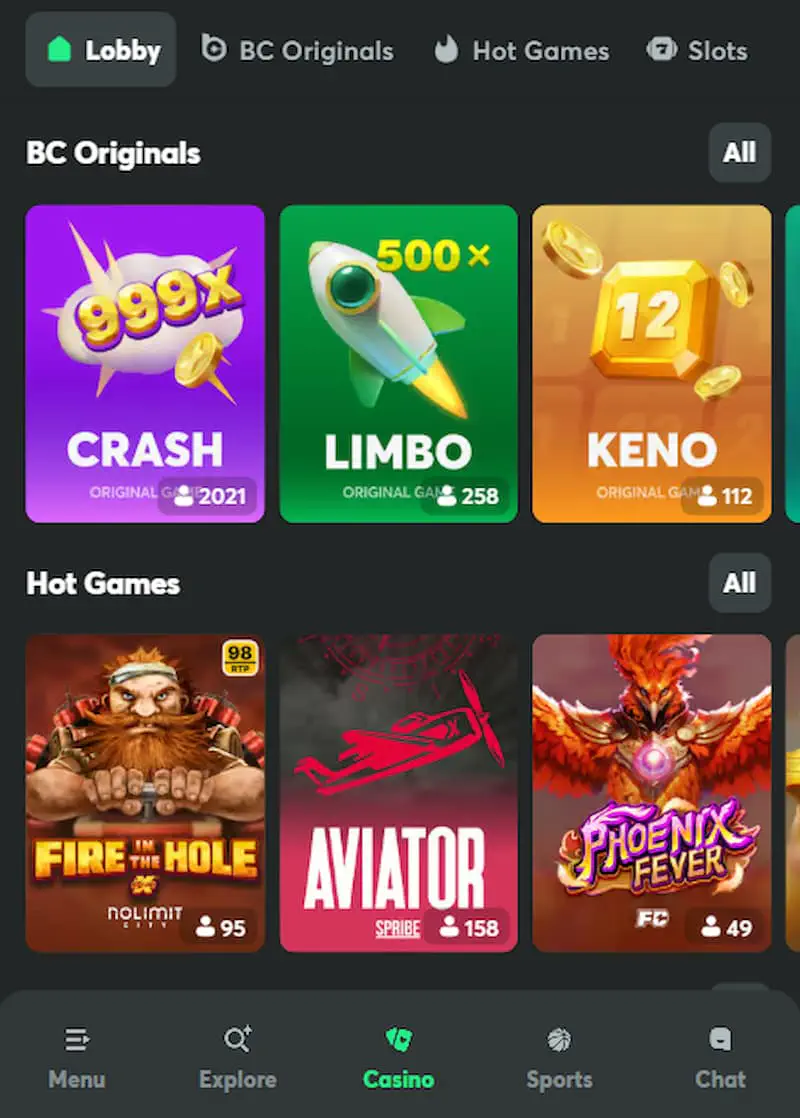 BC Game Casino