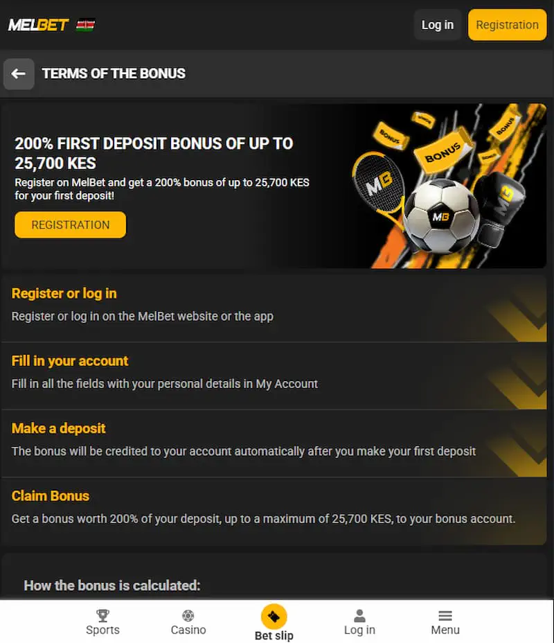 Melbet sport welcome bonus
