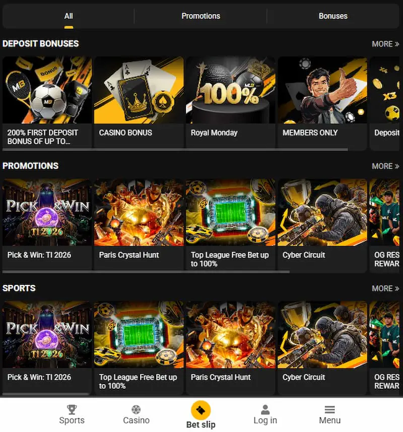 Other Melbet Promotions