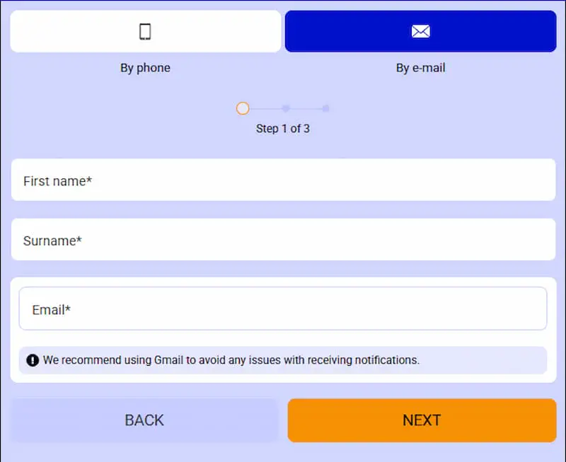PariPesa registration process