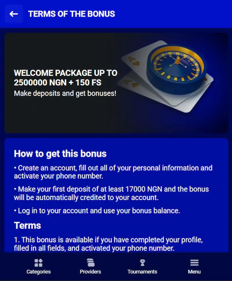 Paripesa welcome bonus