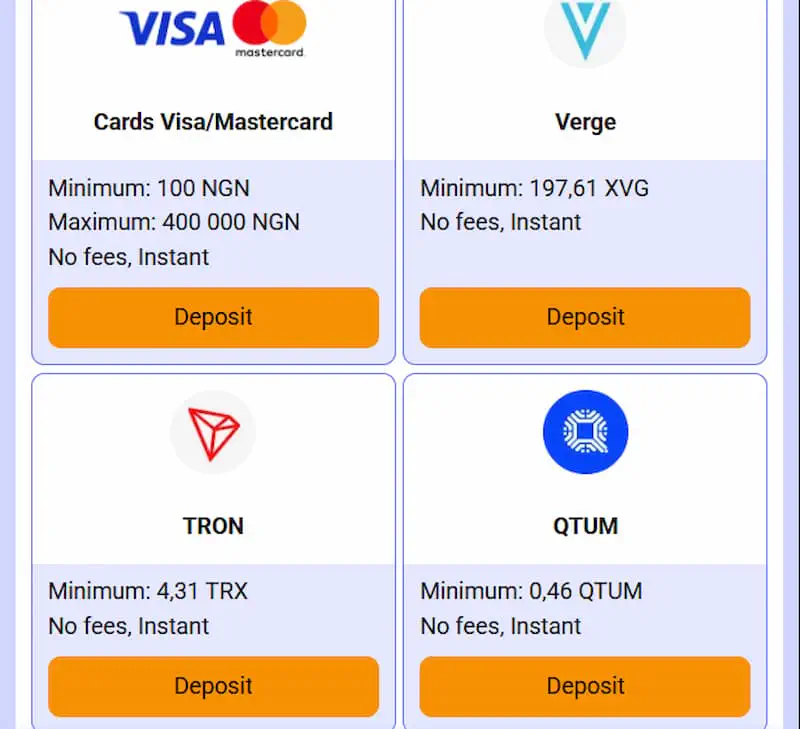 Paripesa Deposit Methods